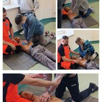 Kolaż zdjęć - uczniowie uczą się udzielania pierwszej pomocy (1).jpg