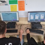 Uczniowie klas VII - VIII w wirtualnym escaperoomie przygotowanym przez cyberliderów (5).jpg