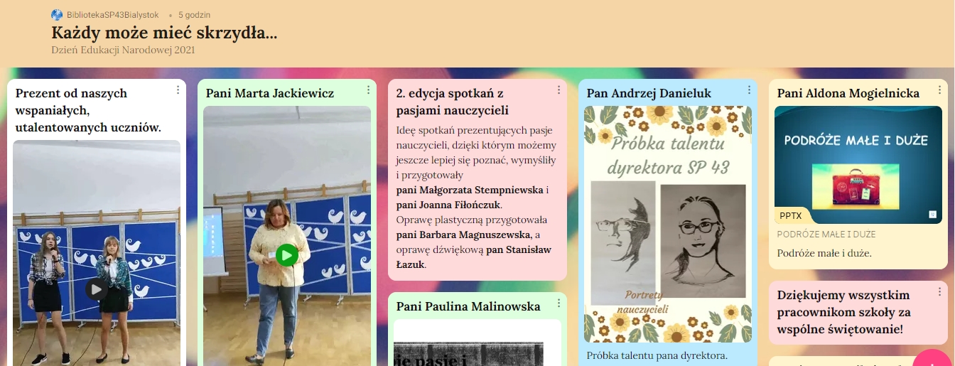 Dzień Edukacji Narodowej w SP 43 padlet - zrzut ekranu.jpg