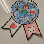 Rysunek o tematyce patriotyzmu pokolorowany przez ucznia.jpg