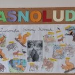 11 Plakat w szatni  przedszkolaków wykonany przez dzieci - Zwierzęta Simony Kossak.jpg