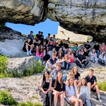 2 Uczniowie na wycieczce Jura Krakowsko-Częstochowska (7).jpg