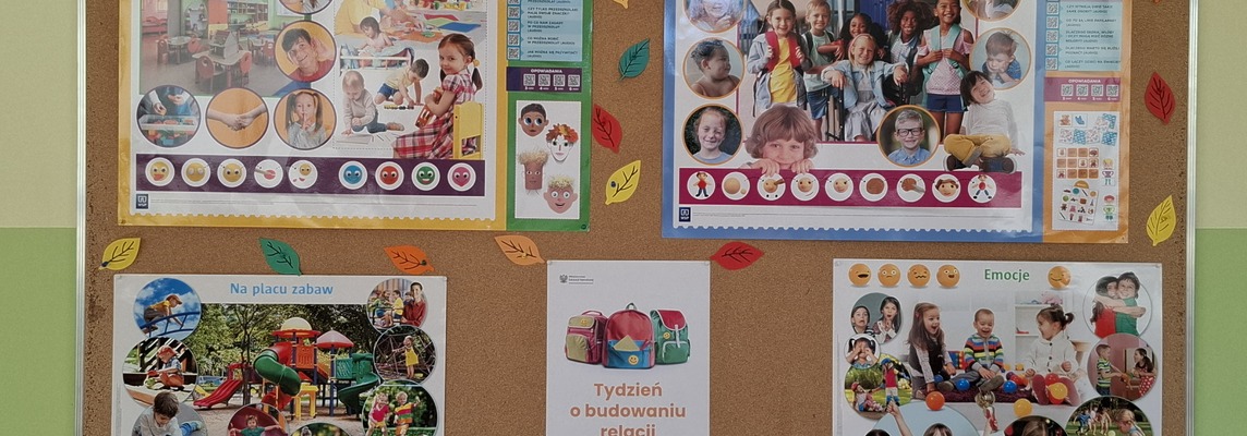 02 Tablica w sali oddziału przedszkolnego - Tydzień o budowaniu relacji.jpg