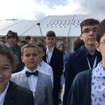 Laureaci Konkursu i Olimpiady na płycie Grobu Nieznanego Żołnierza (17).JPG