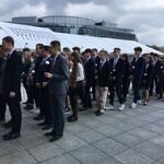 Laureaci Konkursu i Olimpiady na płycie Grobu Nieznanego Żołnierza (19).JPG